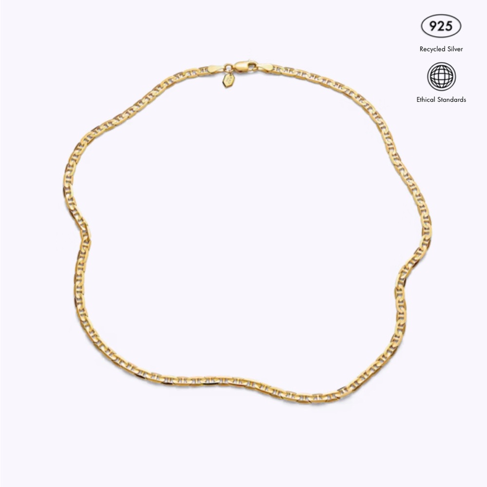Carlo Necklace Sterling silver | 18K gold plated